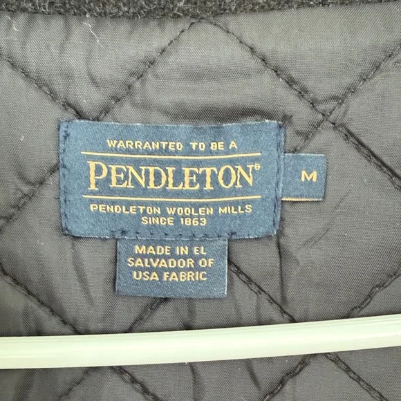 Women’s Pendleton Wool Hooded Coat size M - Picture 9 of 11